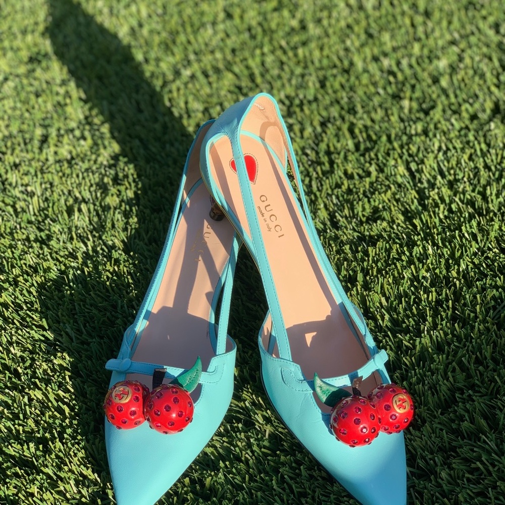 Gucci Cherry Pump